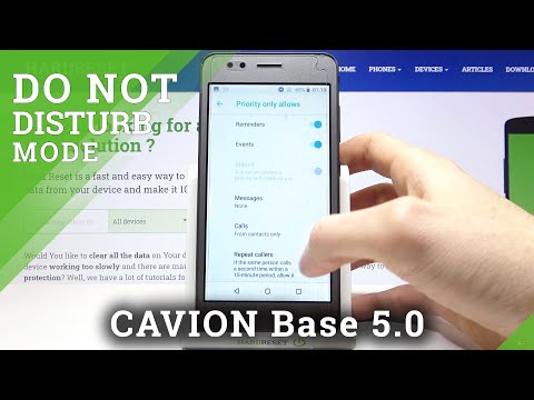 How to Enable Do Not Disturb Mode in CAVION Base 5.0 – Make Device Silent