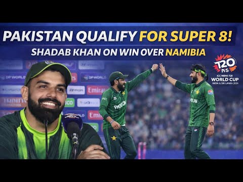 Shadab khan post match press conference PAK vs NAM T20 World Cup 2026 | Sahibzada Farhan
