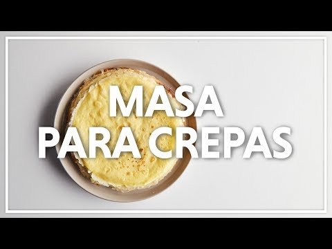 Masa para Crepas