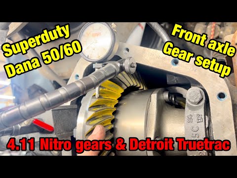Superduty Dana 50/60 4.11 gears & Detroit Truetrac install
