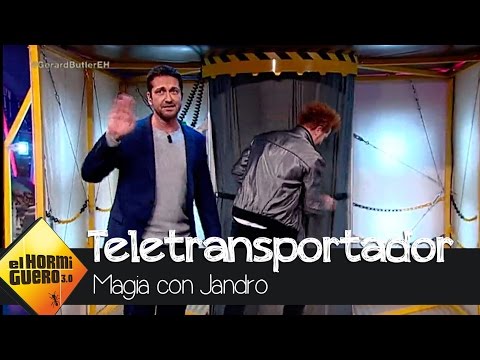 Yunke y Jandro hacen desaparecer a Gerard Butler - El Hormiguero 3.0