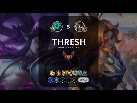 Thresh Support vs Miss Fortune - EUW Grandmaster Patch 13.4