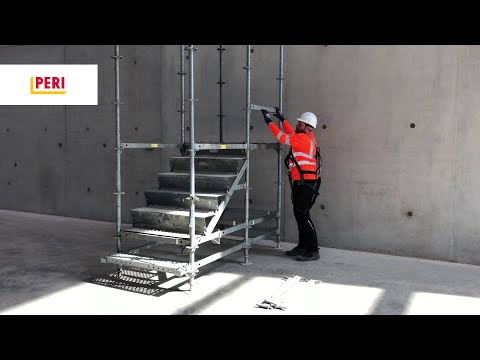 PERI UP Scaffolding Stair Tower Demonstration | PERI UK