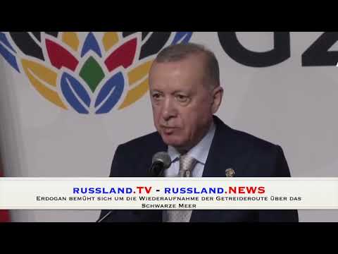 Erdogan bemüht sich um die Wiederaufnahme der Getreideroute über das Schwarze Meer