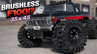 FMS Ford F100 Brushless Swapped 3S 4S Speedrun