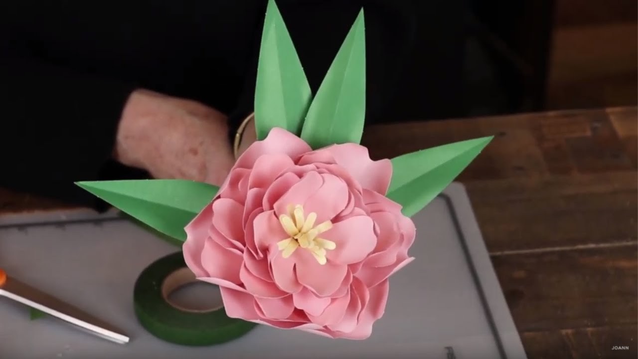 How To Make Lia Griffith Paper Peony Flower Video Online