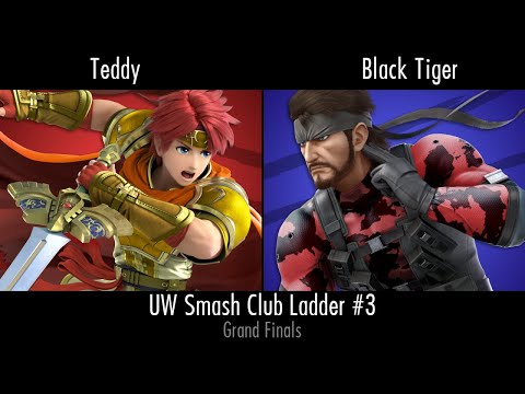 Teddy (Roy) vs. Black Tiger (Snake) - UW Smash Club Ladder 3 Grand Finals