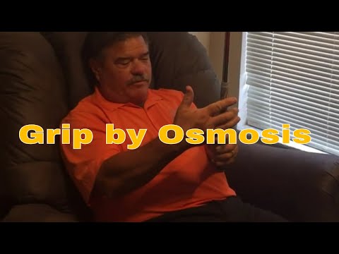 Indoor Golf Drills - Grip Through Osmosis