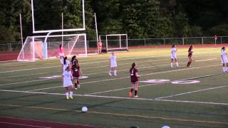 preview picture of video 'Medfield vs Millis Womens soccer game played on 9/4/14'