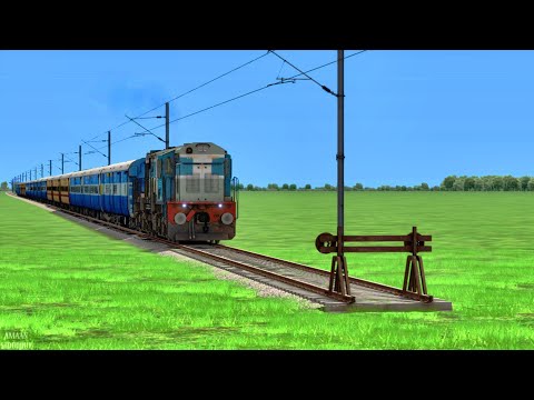 TRAIN BREAK FAILED!! And got accident - indian railways train simulator 2022