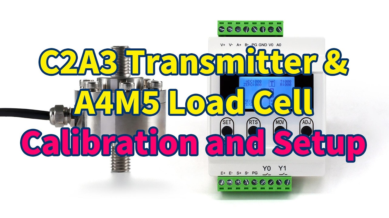 ST Indicator +A4M5 Load Cell Calibration and Setup Tutorial