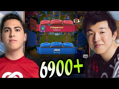 🔥Pompeyo4 vs JACK 👈 6900+ gameplays Ladder Pushing - Clash Royale