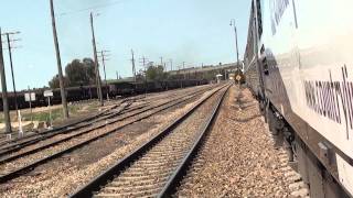 preview picture of video 'Down Australian XPT leaves Harden heading for Cootamundra'