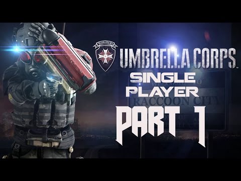 Resident Evil Umbrella Corps Walkthrough Gameplay Single Player (The Experiment) Part 1 - Zombies