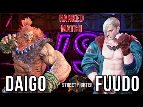 Daigo (Akuma) vs Fuudo (ED) ▷ Street Fighter 6 Ranked Match