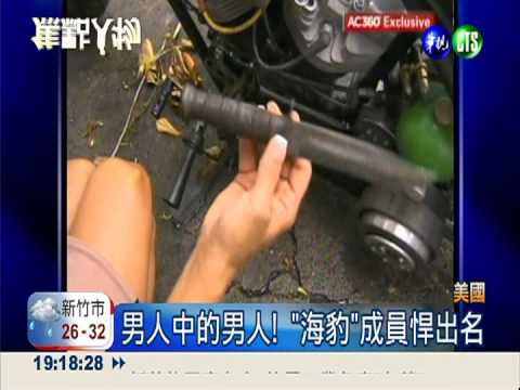 驃悍"海豹"轉性 猛男變嬌娃!