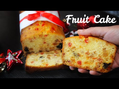 Super Moist, Light and Soft CHRISTMAS FRUIT CAKE Recipe| Step by Step Explained |