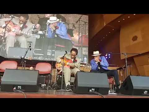 George Freeman with Billy Branch, Chicago Jazz Festival, 8/30/2019