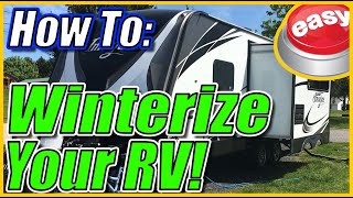 How to Winterize your RV Travel Trailer - Grand Design Imagine 2150RB - Antifreeze Method