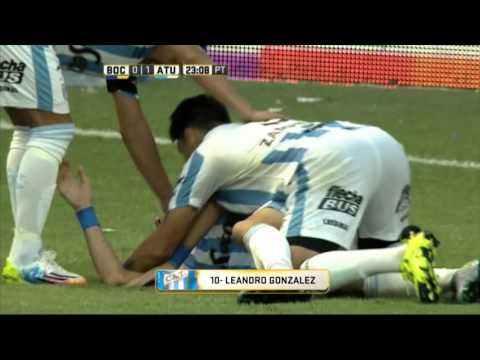 Gol de González. Boca 0 - Atl. Tucumán 1. Fecha 2. Primera División 2016.