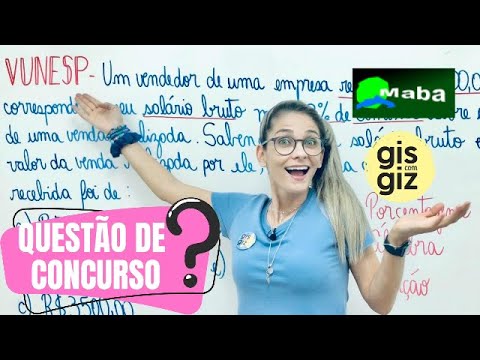 PORCENTAGEM COMO CALCULAR PORCENTAGEM Prof Gis 01