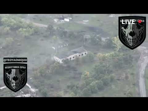 Ukrainian Artillery Destroys Russian Infantry near Kharkiv-ukraine drone footage