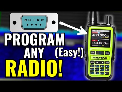 The Easiest Way to Program a Baofeng Radio! (Using CHIRP)