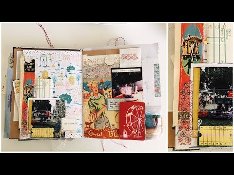 junk journal with me  process video ideas tips