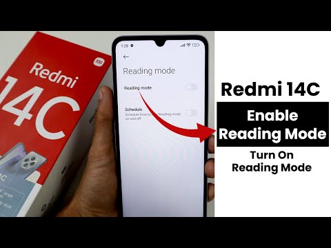 Enable Reading Mode In Redmi 14C | Turn on Reading Mode