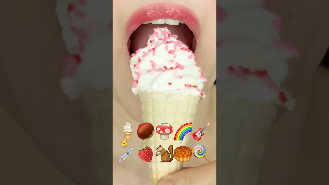 ASMR ICE CREAM 아이스크림 (eating sounds)