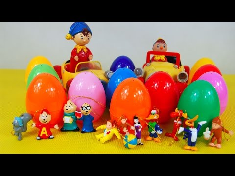 Surprise Eggs! Curious George, Woody Woodpecker, Alvin and more Vintage Toys by TheSurpirseEggs Video