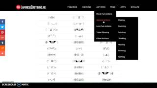 How to get Japanese Emoticons!