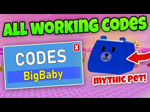 ALL 16 WORKING CODES & MYTHIC PET - Baby Simulator Roblox