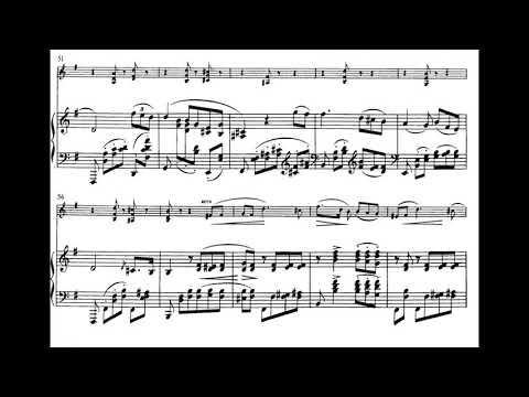 Clara Schumann - Romanze in B-flat major, op. 22 no. 3 (score-video)