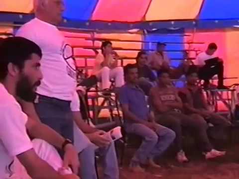 Capoeira Mestres Onça Tigre, Paulão, Polêmico, Luiz Renato, Pulika, Leandro: 8º ENCA. 23jun98. 02