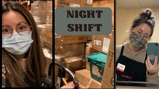 A day in a life working night shift at Fred Meyer- 2021 edition
