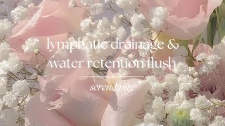 lymphatic drainage & water retention flush subliminal
