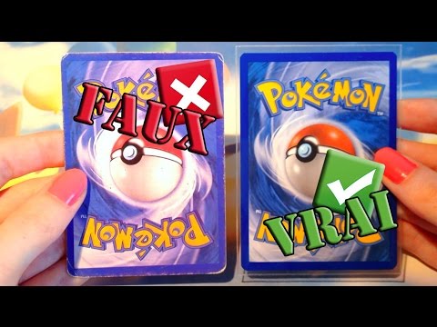 Comment reconnaitre une fausse carte Pokémon ◓ / Dissocier les raretés