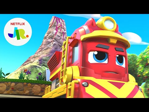 Volcano EMERGENCY 🌋 Mighty Express | Netflix Jr