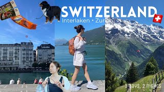 【switzerland vlog】憧れのスイス旅行🐂🧀 絶景ハイキング🥾⛰️ / 電車旅 / FIFAミュージアム🏛️ / トラブル続きのバースデートリップ✈️🤍