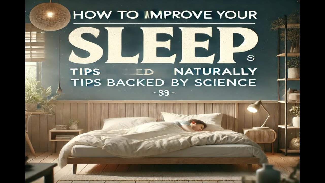 How to Improve Your Sleep Naturally: Science-Backed Tips