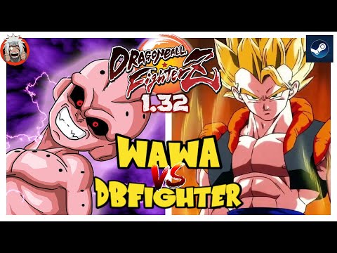 DBFZ Wawa vs DBFighter (GogetaSSB, VegetoSSB, A17) vs (KidBuu, GokuBlack, Gohan)