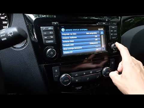 Nissan qashqai II j11 ukryte menu serwisowe