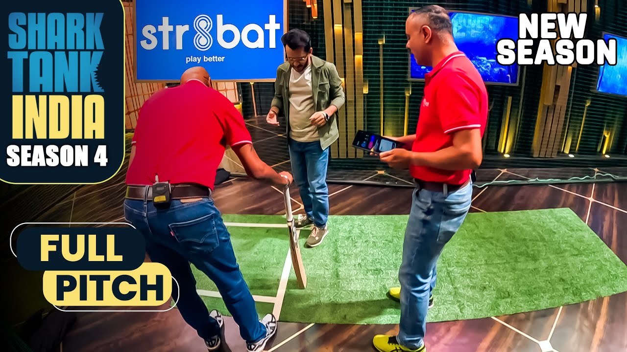 Revolutionizing Cricket Training: The Str8bat Demo on Shark Tank India ...