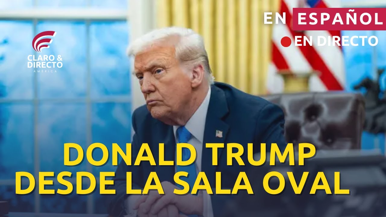 EN ESPAÑOL:RUEDA DE PRENSA DONALD TRUMP DESDE LA OFICINA OVAL