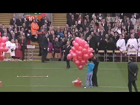 LFC-TV: Gerry Marsden sings "You'll Never Walk Alone" - Hillsborough 20-yr Memorial Service