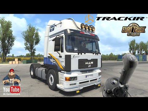 [ETS2 v1.43] MAN F2000 + neues Tuning *Mit TrackIR, ALMAR SKRS Shifter on the Road*