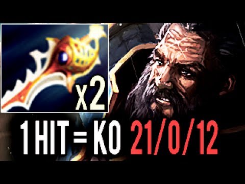 WTF! 1000+ Attack Damage Kunkka with 21 Kills 0 Deaths ► Epic Immortal Game by Wagamama 7.06 Dota 2