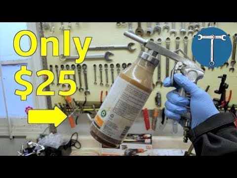 Ultra cheap Fluid Film spray kit - how to spray Fluid Film