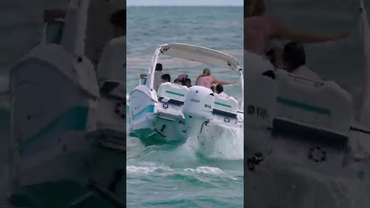 BOAT SINKING! FAMILY GOES INTO PANIC! #shorts